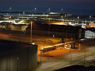 LED havnebelysning ved Hanstholm Havn - Billede 1