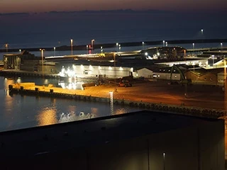 LED havnebelysning ved Hanstholm Havn - Billede 1