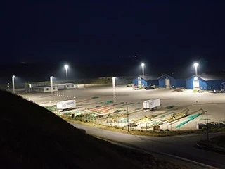 LED havnebelysning ved Hanstholm Havn - Billede 1