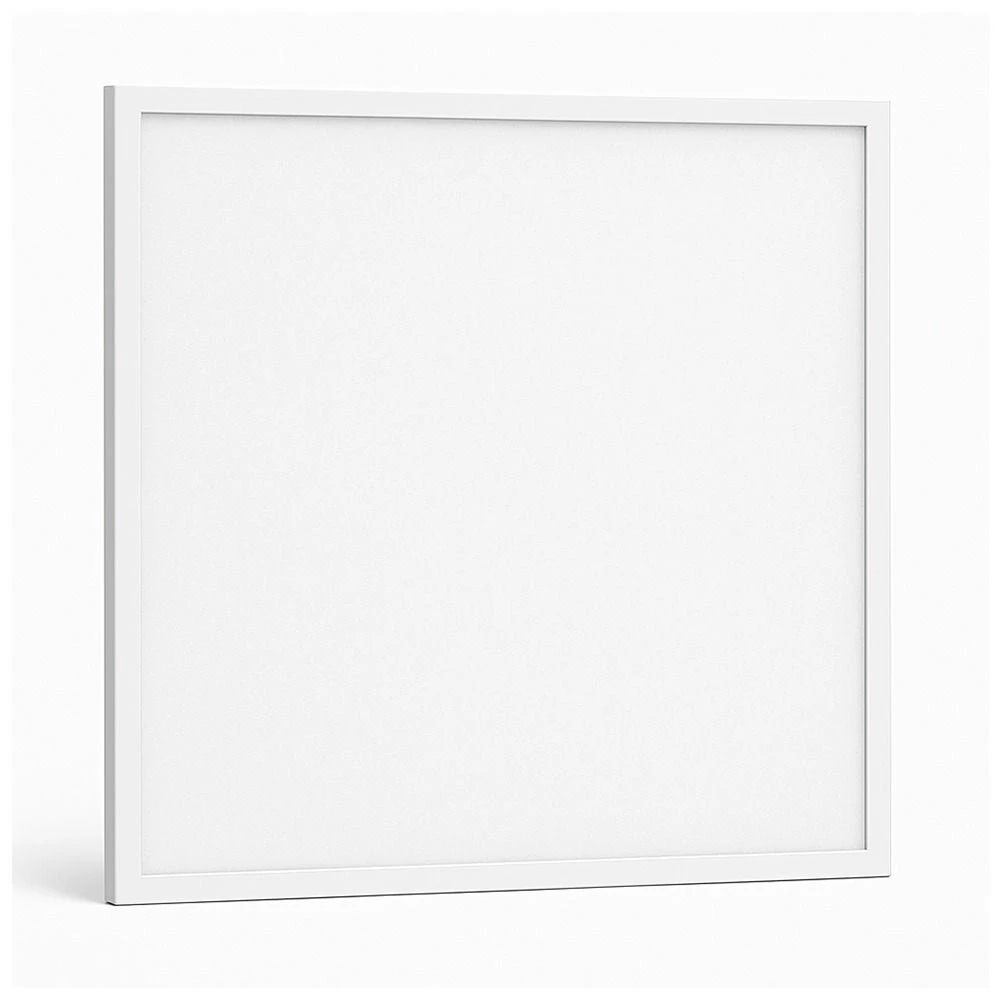 TOLEDO Dampa Prismatisk GEN2 LED panel, kvadratisk, hvid ramme, produktbillede på hvid baggrund