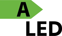 A LED A/S logo - Professionel LED-belysning siden 2009